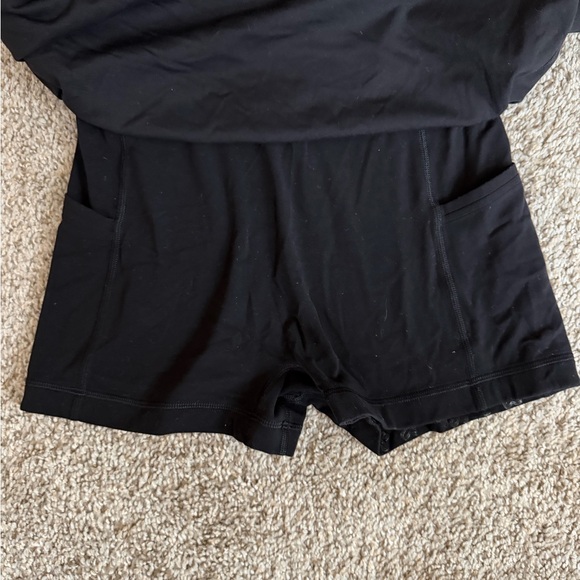 Aritzia Black Mini Dress with Spaghetti Straps - Picture 4 of 4